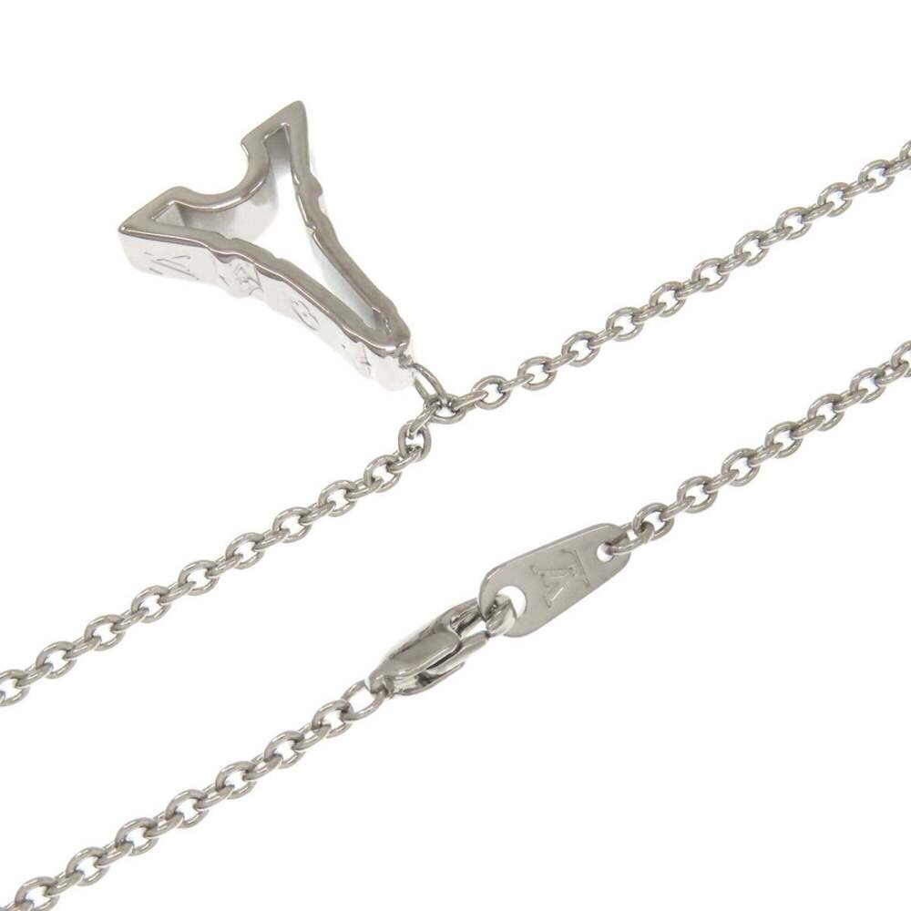 LOUIS VUITTON Silver Necklace - Picture 2 of 7